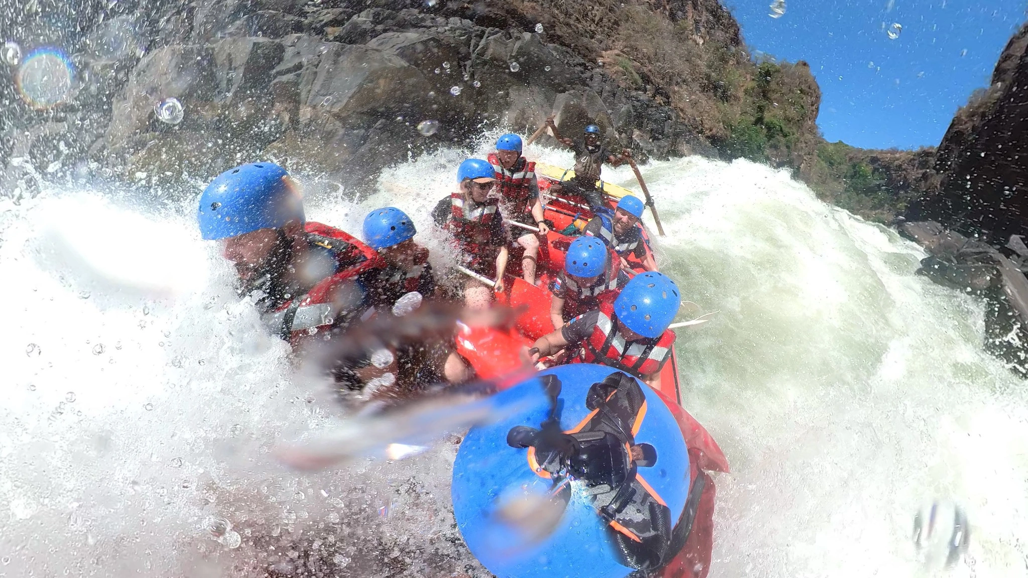 Rafting na rzece Zambezi