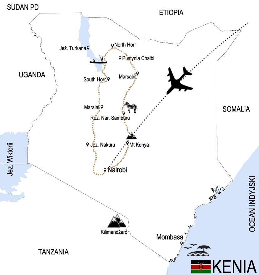 Mapa trasy